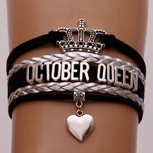 Load image into Gallery viewer, Women&#39;s Birth Month Queen Bracelet