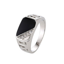 Load image into Gallery viewer, Men&#39;s Classic Gold Rhinestone Ring