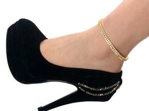 Women's Shiny Rhinestone Anklet