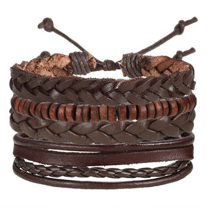 Men's Multi-Layer Leather Bracelet