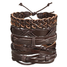 Load image into Gallery viewer, Men&#39;s Multi-Layer Leather Bracelet