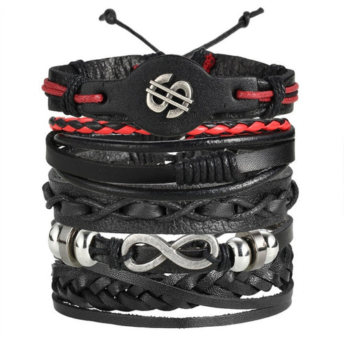 Men's Multi-Layer Leather Bracelet