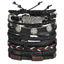 Load image into Gallery viewer, Men&#39;s Multi-Layer Leather Bracelet