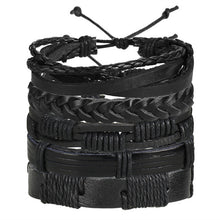 Load image into Gallery viewer, Men&#39;s Multi-Layer Leather Bracelet