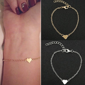 Women's Heart Charm Bracelet