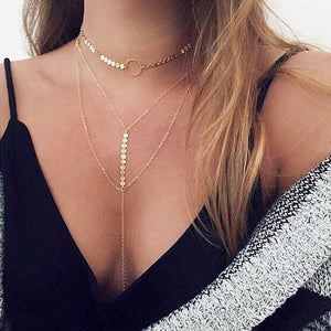 Long Tassel Star Necklace