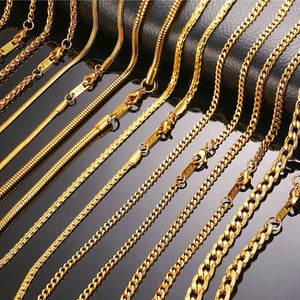 Gold Miami Stainless Steel Chain