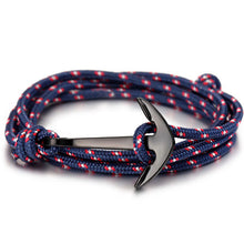 Load image into Gallery viewer, Men&#39;s Anchor Rope Bracelet