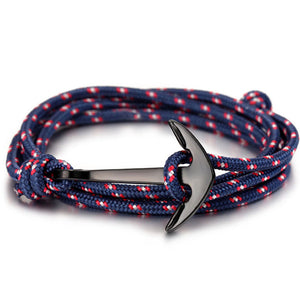 Men's Anchor Rope Bracelet