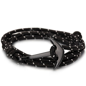 Men's Anchor Rope Bracelet