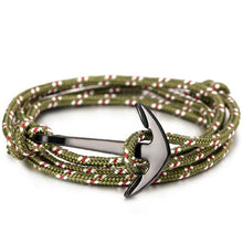 Load image into Gallery viewer, Men&#39;s Anchor Rope Bracelet