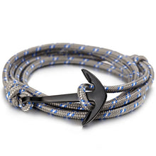 Load image into Gallery viewer, Men&#39;s Anchor Rope Bracelet