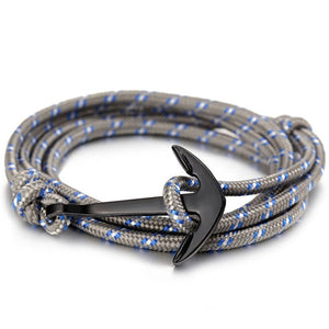 Men's Anchor Rope Bracelet