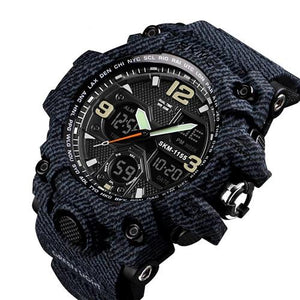 Men's Denim Style Sports Watch