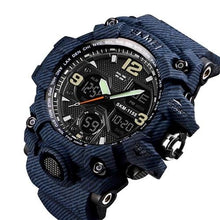 Load image into Gallery viewer, Men&#39;s Denim Style Sports Watch