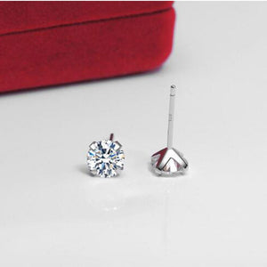 Men's Classic Sterling Silver Earrings