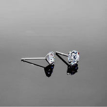 Load image into Gallery viewer, Men&#39;s Classic Sterling Silver Earrings