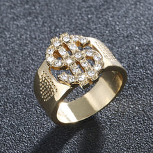 Load image into Gallery viewer, Men&#39;s Dollar Sign Bling Ring