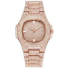 Load image into Gallery viewer, Diamond Quartz Stainless Steel Watch