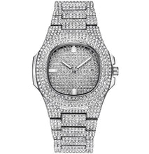 Load image into Gallery viewer, Diamond Quartz Stainless Steel Watch