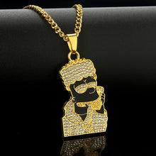 Load image into Gallery viewer, Iced Out Bart Hip Hop Chain