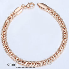 Load image into Gallery viewer, Men&#39;s Fox Tail Gold Link Bracelet