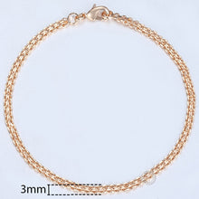 Load image into Gallery viewer, Men&#39;s Fox Tail Gold Link Bracelet