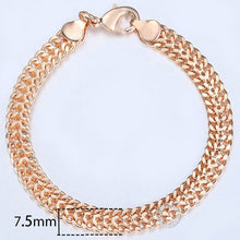 Load image into Gallery viewer, Men&#39;s Fox Tail Gold Link Bracelet