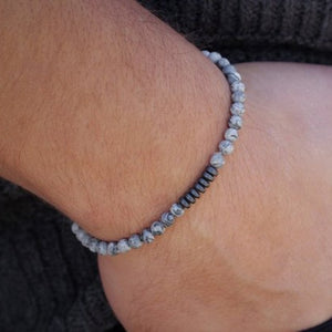 Men's Slim Beaded Luxury Bracelet