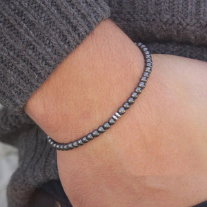 Men's Slim Beaded Luxury Bracelet