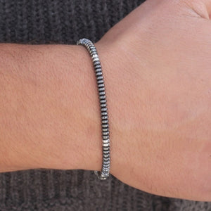 Men's Slim Beaded Luxury Bracelet