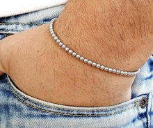 Load image into Gallery viewer, Men&#39;s Slim Beaded Luxury Bracelet