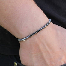 Load image into Gallery viewer, Men&#39;s Slim Beaded Luxury Bracelet