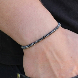 Men's Slim Beaded Luxury Bracelet