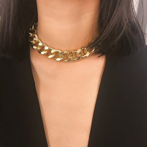 Women's Cuban Choker Necklace