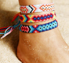 Load image into Gallery viewer, Women&#39;s Colorful Handmade String Anklet