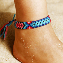 Load image into Gallery viewer, Women&#39;s Colorful Handmade String Anklet