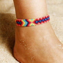 Load image into Gallery viewer, Women&#39;s Colorful Handmade String Anklet