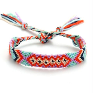 Women's Colorful Handmade String Anklet