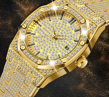 Load image into Gallery viewer, Men&#39;s 18K Gold Luxury Watch