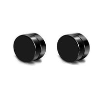 Load image into Gallery viewer, Round Magnet Stainless Steel Earrings