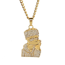 Load image into Gallery viewer, Iced Out Bart Hip Hop Chain