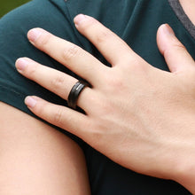 Load image into Gallery viewer, Men&#39;s Classic Black Ring Band