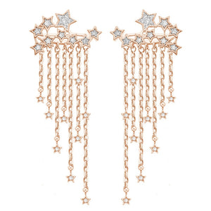 Stylish Star Tassel Earrings