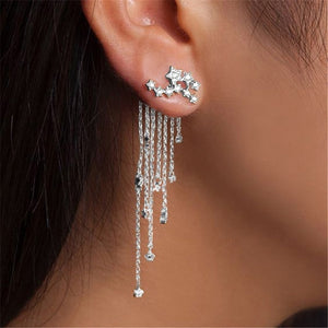 Stylish Star Tassel Earrings