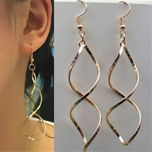 Load image into Gallery viewer, Spiral Curved Fashion Earrings