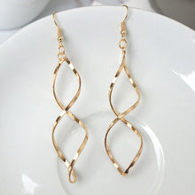 Load image into Gallery viewer, Spiral Curved Fashion Earrings