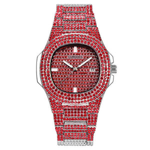 Diamond Quartz Stainless Steel Watch