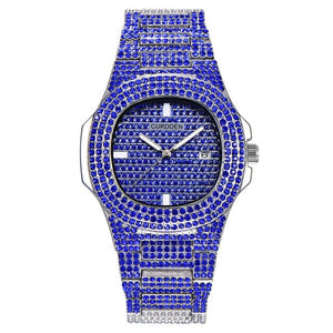 Diamond Quartz Stainless Steel Watch