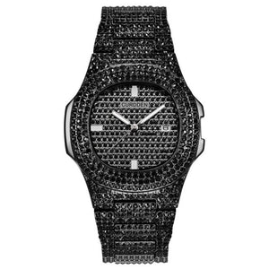 Diamond Quartz Stainless Steel Watch